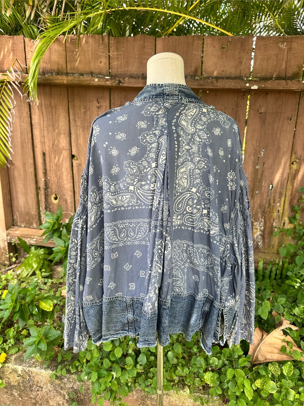 Free People Bandana Dreams Bed Jacket Size S - Picture 5 of 10